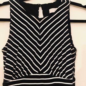 Loft Striped Maxi Dress Size XXSP